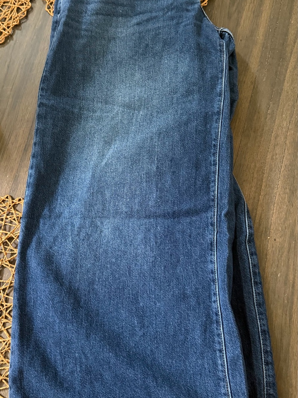 Levi's Women’s  Middy Wide Leg Ankle Jeans - Dark Blue - Picture 2 of 4
